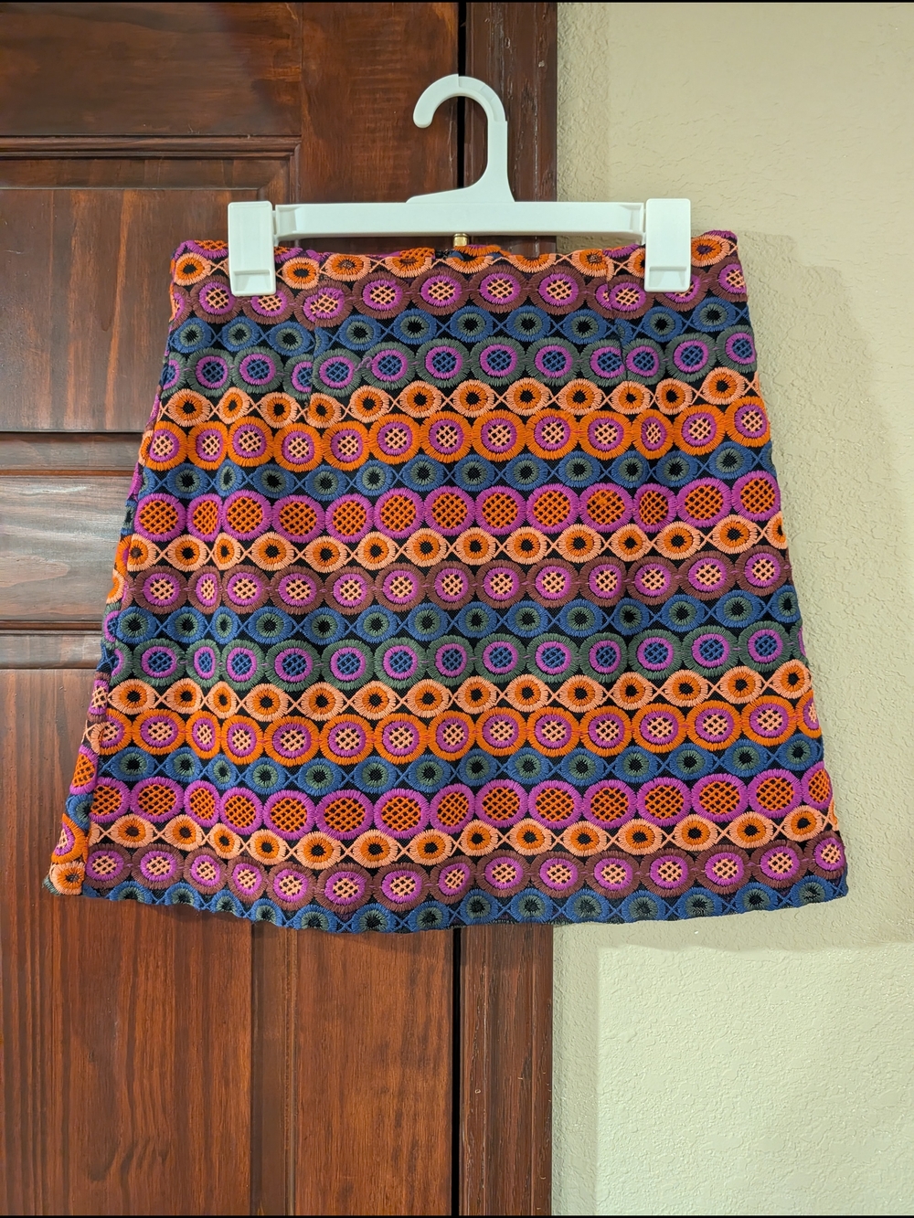Crochet Mini Skirt in Pink, Orange & Blue From Nordstrom Saks Or Anthropology